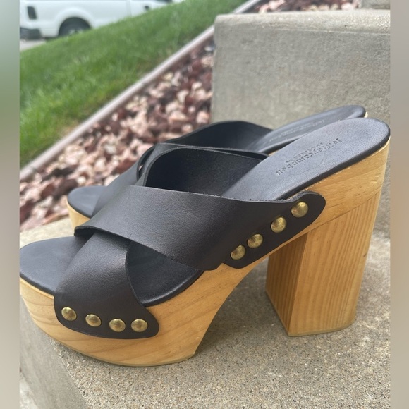 JEFFREY CAMPBELL Eulalia Platform Mule in Black Size 8.5 - Picture 3 of 8